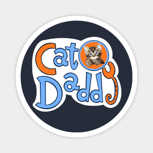 Tabby Cat Daddy Magnet